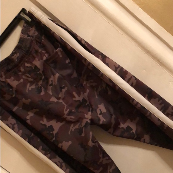 Woodland Camo Tapered Sweatpants 